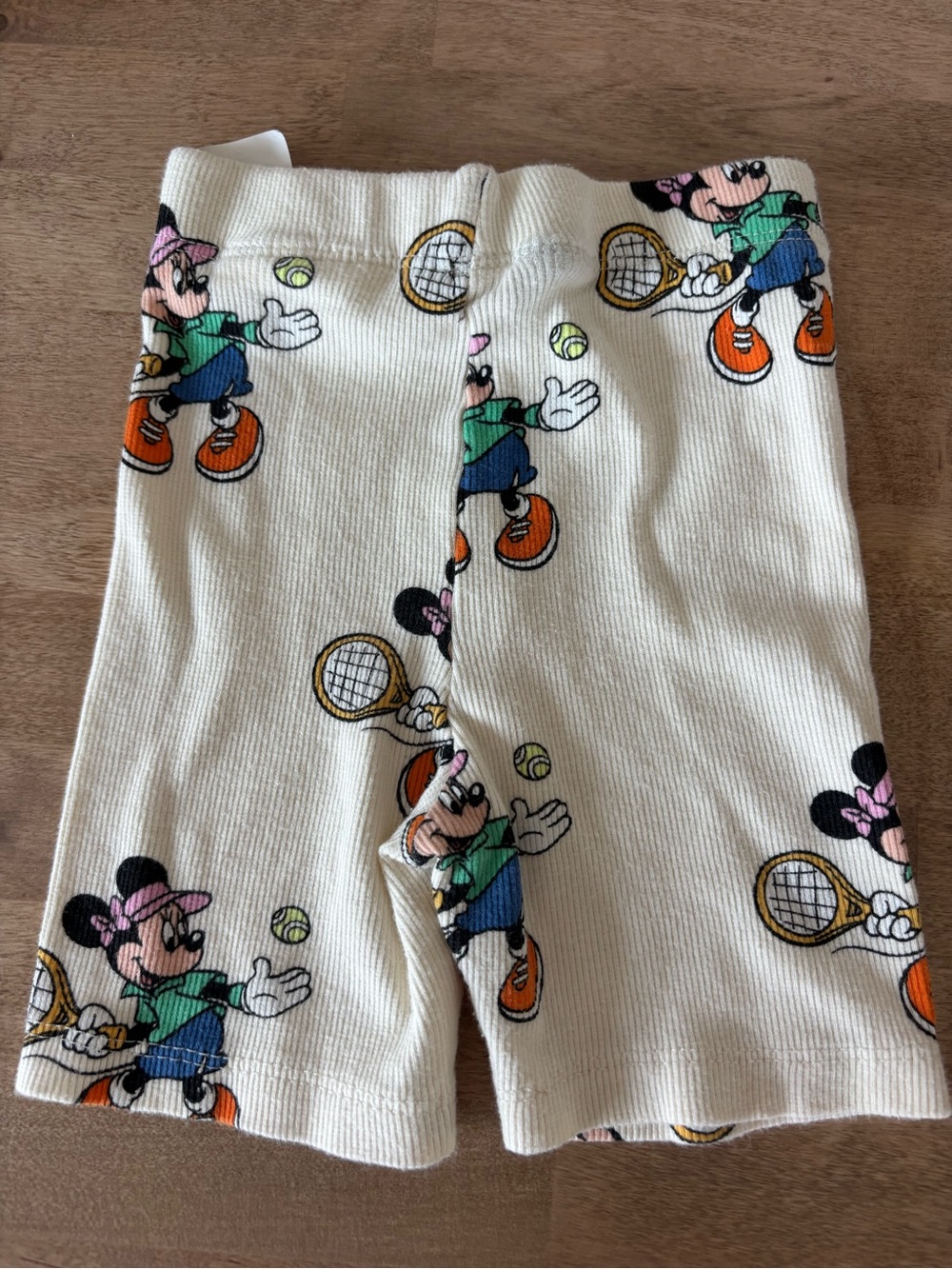 Zara Minnie Mouse ribbed biker shorts
